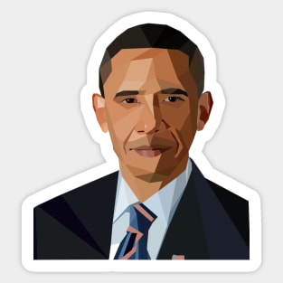 Obama Geometric Sticker